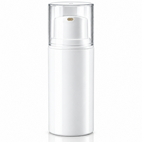 Airless Dispenser 5 ml - Wit met Transparante Kap
