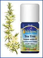 Tea Tree met CITROENGEUR BIO etherische olie VedAroma